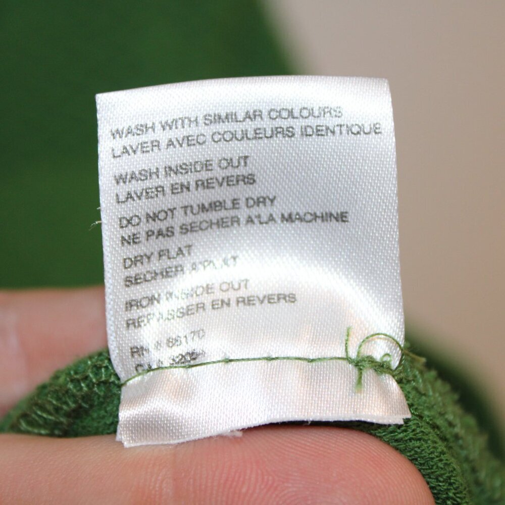 Ganni green textured business casual dress size medium above knee - Picture 5 of 9